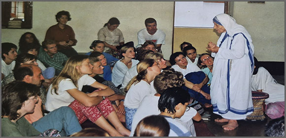 TCP Foto del Recuerdo: P. José Luis con Madre Teresa de Calcuta