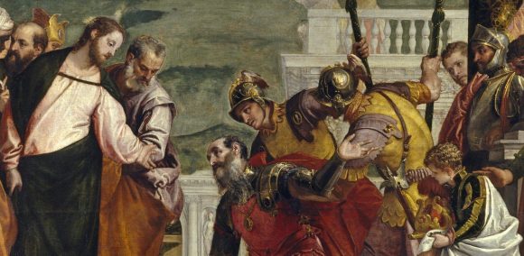 Jesús_y_el_centurión_(El_Veronés) EVANGELIO DE CADA DÍA
